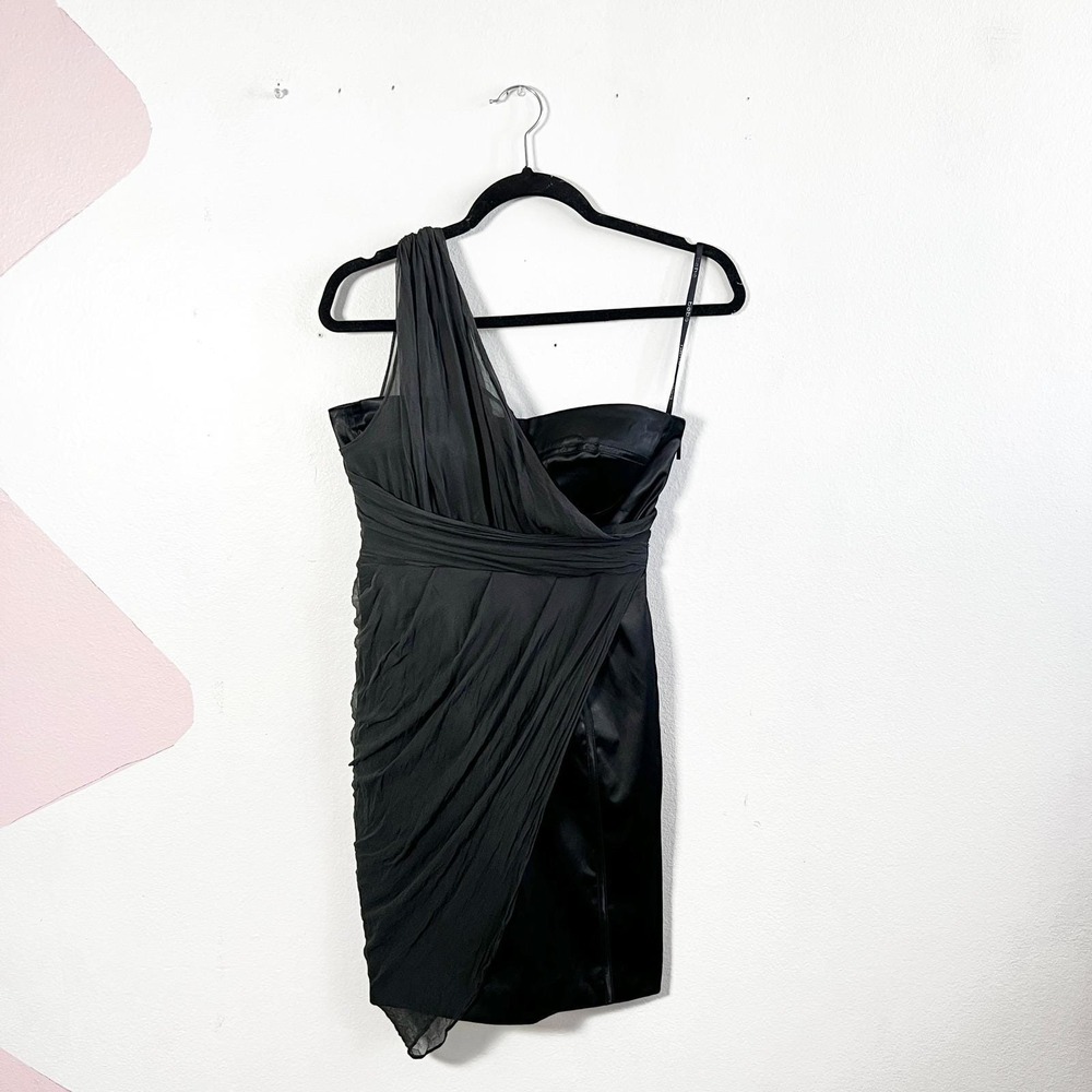 Bebe Bustier Corset Bodycon Dress‎ Sz Small Black Sexy Clubwear Y2K 2000s